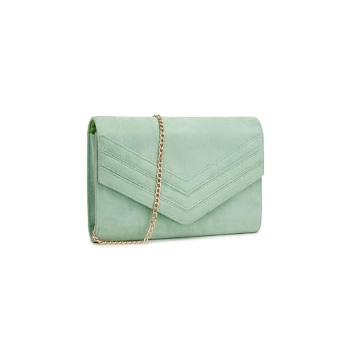 Miss Lulu Clutch Damen Elegante Envelope Pochette Vegan