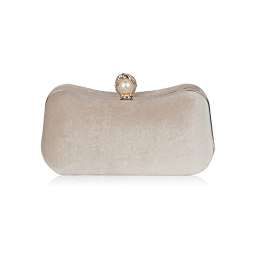 Corios Samt Abendtaschen F R Frauen Glitter Handtasche