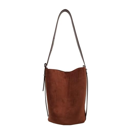 Kaobio Damen Schultertasche Aus Wildleder Modisch Veganes Leder