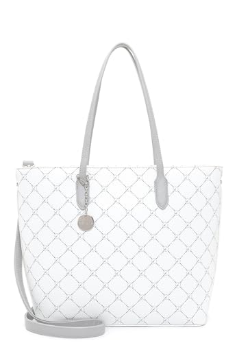 Tamaris Anastasia Shopping Bag White Grey
