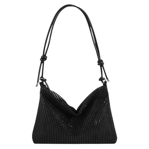 Wisebom Damen Glitzer Tasche Verstellbarer Schultergurt Elegante Tasche