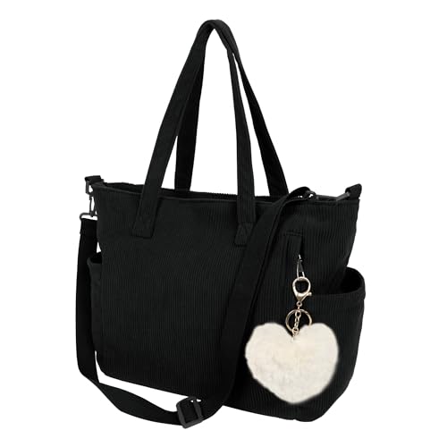 Auliuse Cord Tote Bag Gro Damen Umh Ngetasche