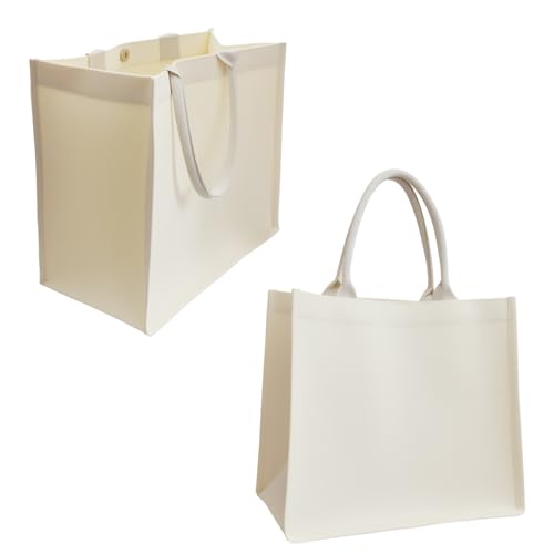 Rieoany Handtasche Beige 2 St Ck Shopper Tasche