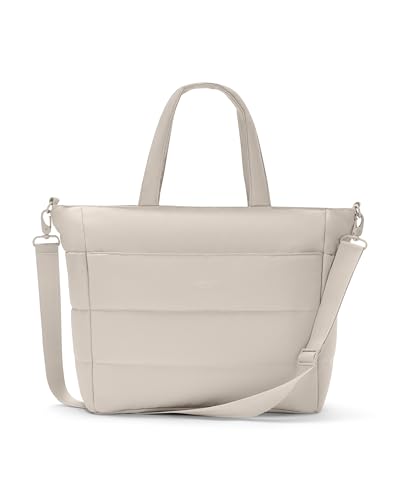 Larkson Puffer Tasche Damen Beige Alma Puffy Tote