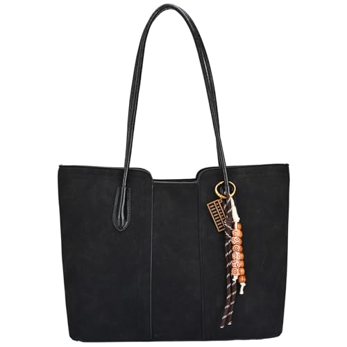 Waniki Handtasche Damen Wildleder Tote Bag Modische Umh