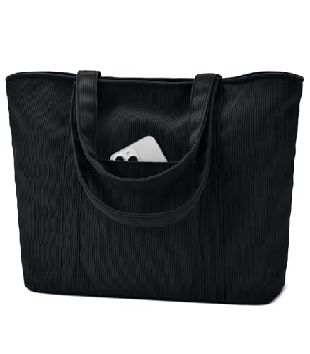 Oscaurt Cord Tote Bag Handtasche Damen Gro Schultasche