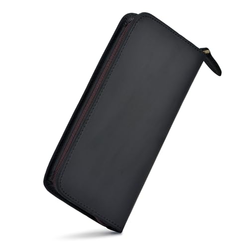 Erofa Ledertaschen Set Mit 3 Schlitzen Schwarz Crazy