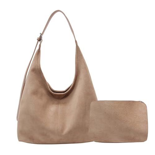 Generisch Wildleder Tasche Damen Shopper Suede Hobo Slouchy