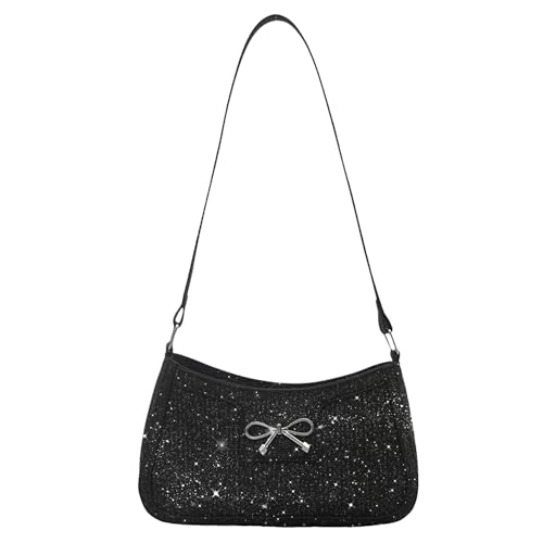 Bach And Boujee Bling Schwarzen Sequin Purse Abendtaschen