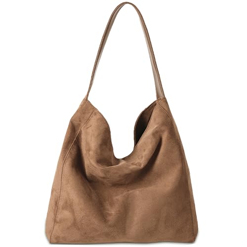 Gluckstar Handtasche Damen Gro K Nstliche Wildleder Tasche