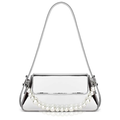 Corkallin Silber Abendtasche Y2k Geldb Rse Hobo Clutch