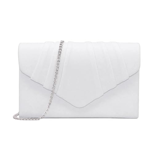 Milisente Clutch Damen Elegante Samt Clutch Umschlag Crossbody