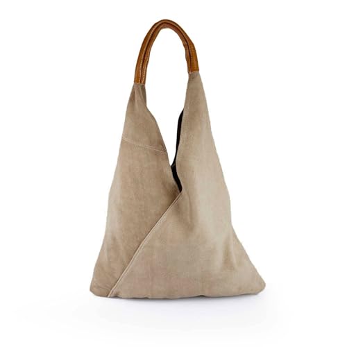 Frasibags Hobo Damen Tasche Tasche Aus Wildleder Schultertasche