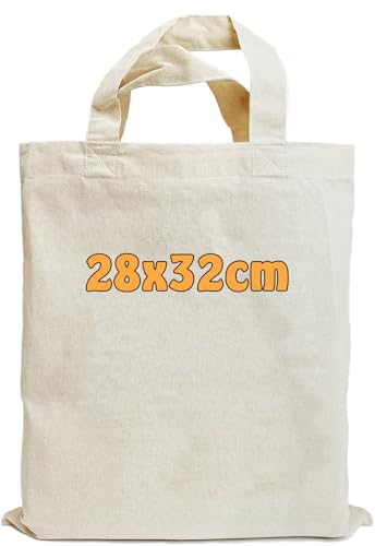 Cottonbagjoe 10 Baumwolltaschen Zum Bemalen 28x32 Cm Stoffbeutel
