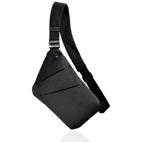 Tibroni Schultertasche Sling Bag Anti Diebstahl Brusttasche Herren