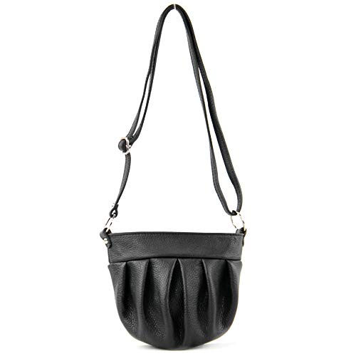 Modamoda De T191 Damen Leder Umh Ngetasche Schultertasche