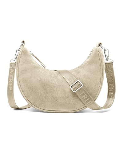 Expatri Umh Ngetasche Damen Creme Lea Small Suede
