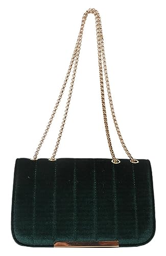 Tellrain Samt Abendtasche F R Damen Satin Stoff