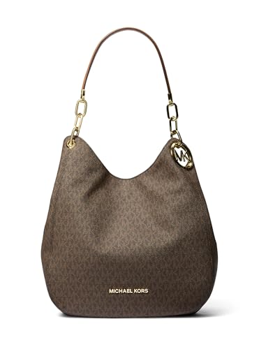 Michael Kors Damen Lillie Hobo Schultertasche Brown Acorn