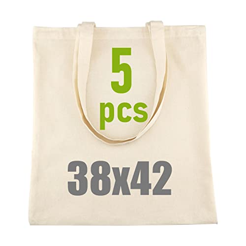 Idea Home 5 St Ck Baumwolltasche 38x42cm Jutebeutel