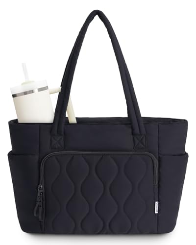 Ceneda Handtasche Damen Puffy Tote Bag 20l Einkaufstasche