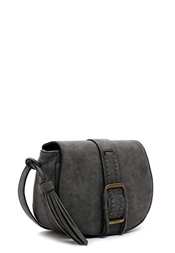 Tamaris Janina Cross Shoulder Bag Darkgrey