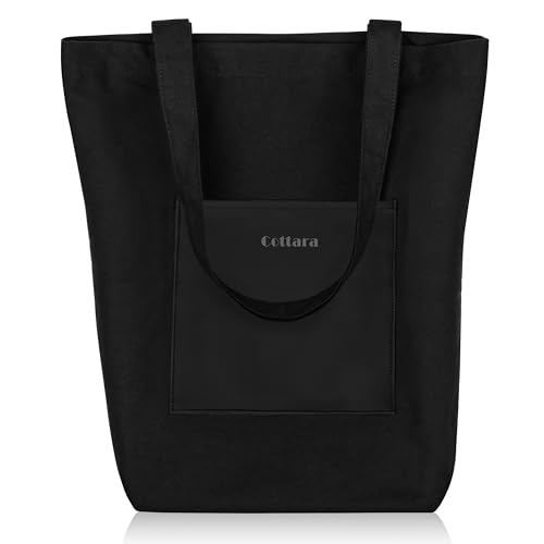 Cottara Jutebeutel Schwarz Hochwertige Stofftasche Mit Rei Verschluss