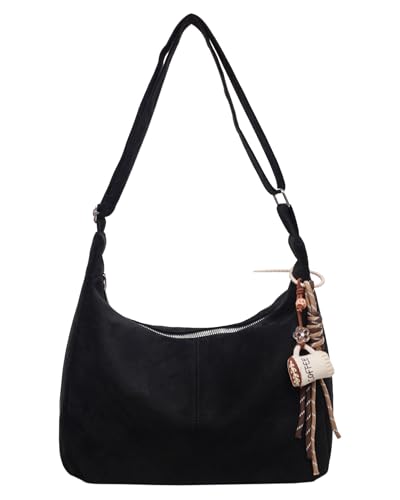 Micmores Umh Ngetasche Kunstwildleder Crossbody Bag Damen Handtasche