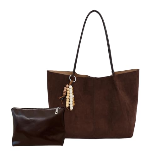 Jansben Wildleder Handtasche Damen Gro Umh Ngetasche Shopper