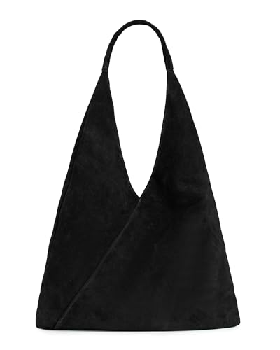 Caspar Gro E Damen Wildleder Schultertasche Hobo Bag