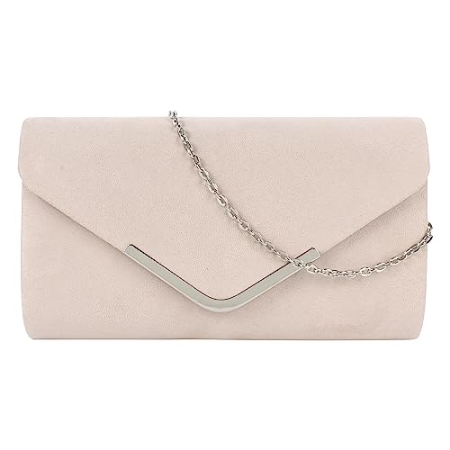 Megauk Damen Clutch Samt Abendtasche Elegant Handtasche Envelope