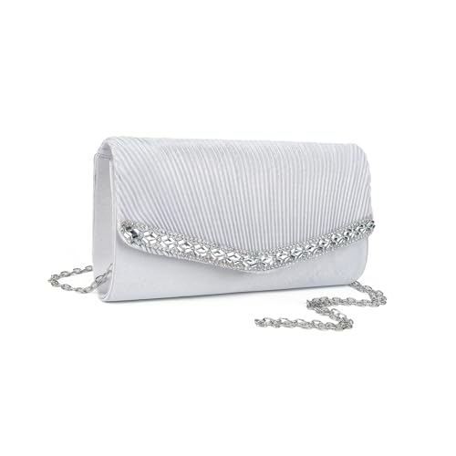 Gladdon Clutch Damen Glitzer Abendtasche Gl Nzende Elegante