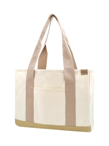 Teeyee Damen Gro Handtasche Mit Laptopfach Canvas Satchel