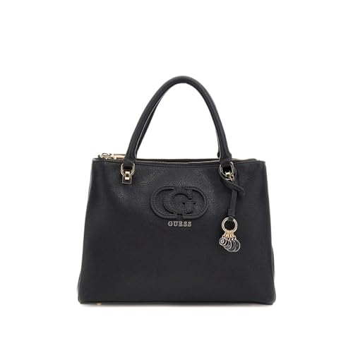Guess Calebra Hobo Status Satchel Bag Black