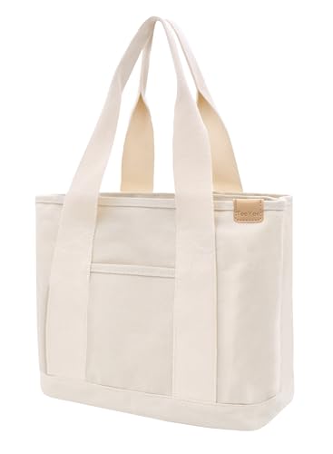 Teeyee Damen Mittelgro Handtasche Canvas Satchel Tote Bag