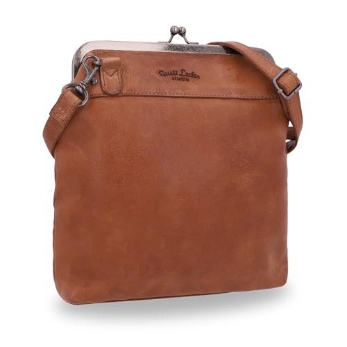 Gusti Leder Handtasche Damen Mittelgro Echtleder Vintage Umh