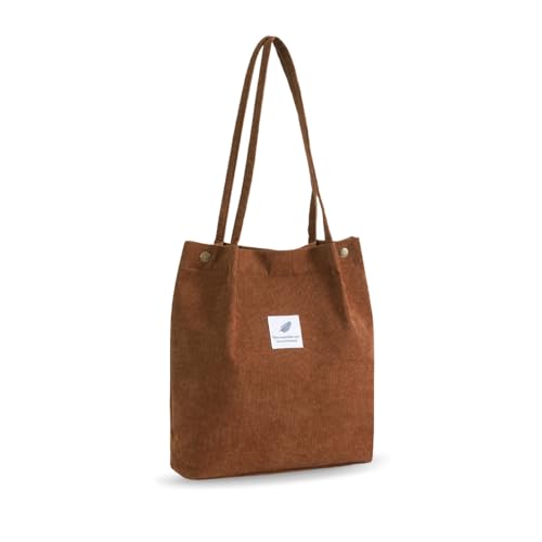 Yzrohyi Stoff Tragetasche Cord Gro Tasche Shopper Umh