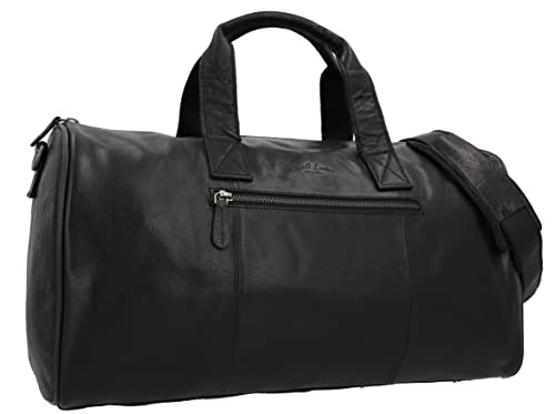 Gusti Weekender Herren Leder Hall Reisetasche 25l Aus