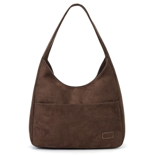 Gsenhui Wildleder Tasche Damen Uni Tasche Tote Bag