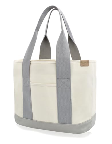 Teeyee Damen Mittelgro Handtasche Canvas Satchel Tote Bag