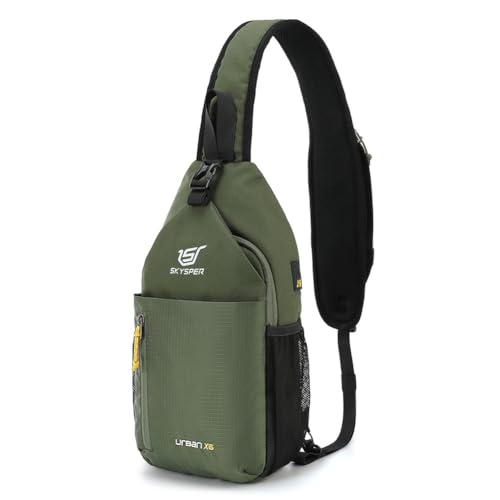 Skysper Brusttasche Herren Sling Bag Klein Crossbody Bags