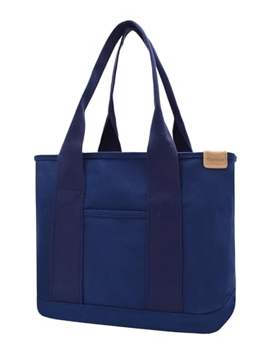Teeyee Damen Mittelgro Handtasche Canvas Satchel Tote Bag