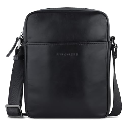 Bugatti Romano Herren Schultertasche Klein Aus Hochwertigem Leder