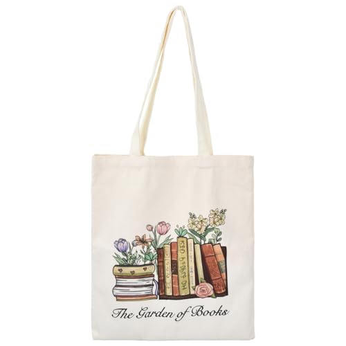 Litinliv Bedruckt Stofftasche Damen Canvas Tote Bag Wiederverwendbare