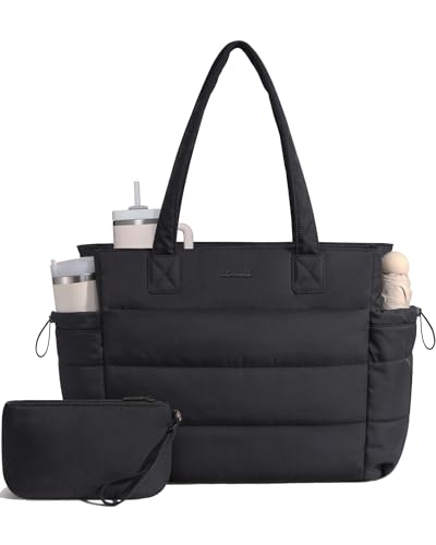 Lovevook Shopper Tasche Damen Gro Puffer Handtasche Tote