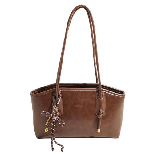 Hicarry Handtasche Damen Kunstleder Vintage Schultertasche Klein Tote