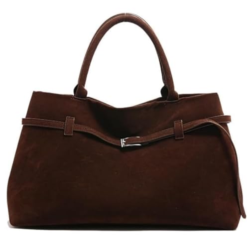 Generisch Wildleder Handtasche Damen Gro E Tragetasche Mit