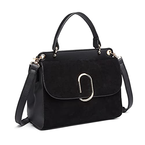 Miss Lulu Damen Tasche Henkeltasche Mittelgro Umh Ngetasche