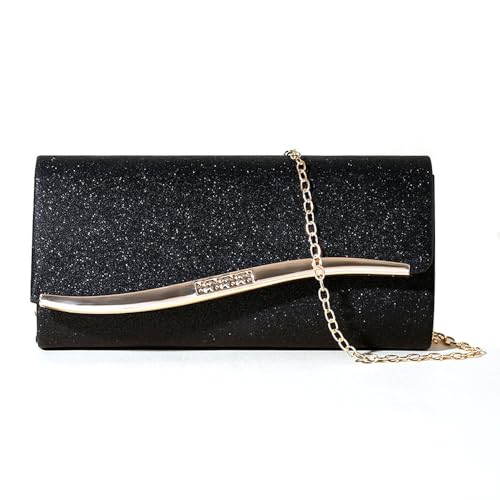 Xfsrg Clutch Damen Elegant Glitzer Klein Handtasche Brauttasche
