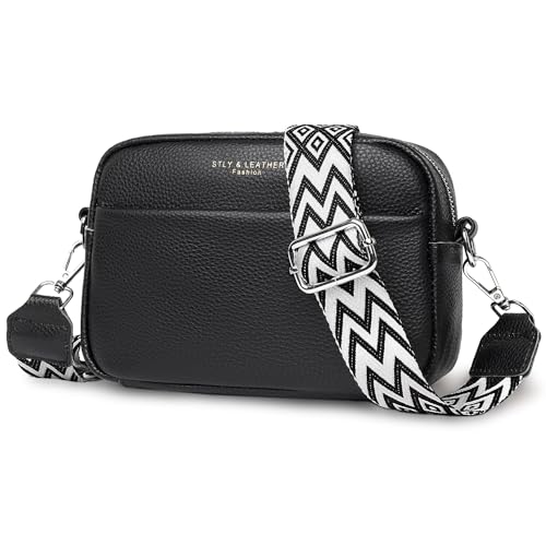 Crossbody Bag Damen Echtes Leder Umh Ngetasche Damen